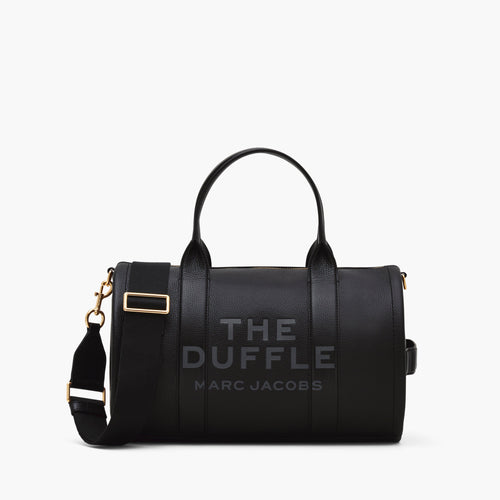 The Leather Large Duffle Bag in Black