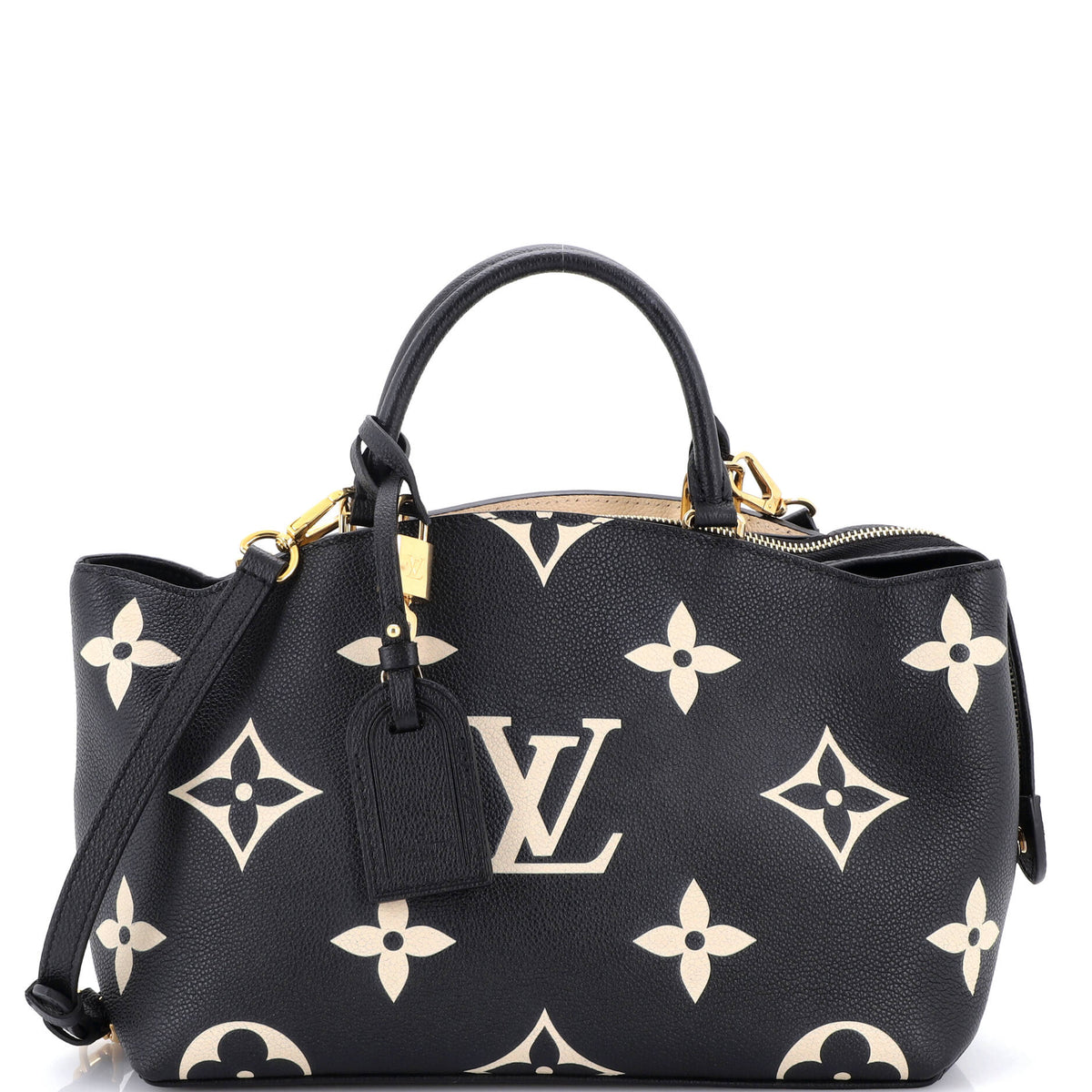 Louis Vuitton Petit Palais Handbag Bicolor Monogram Empreinte Giant