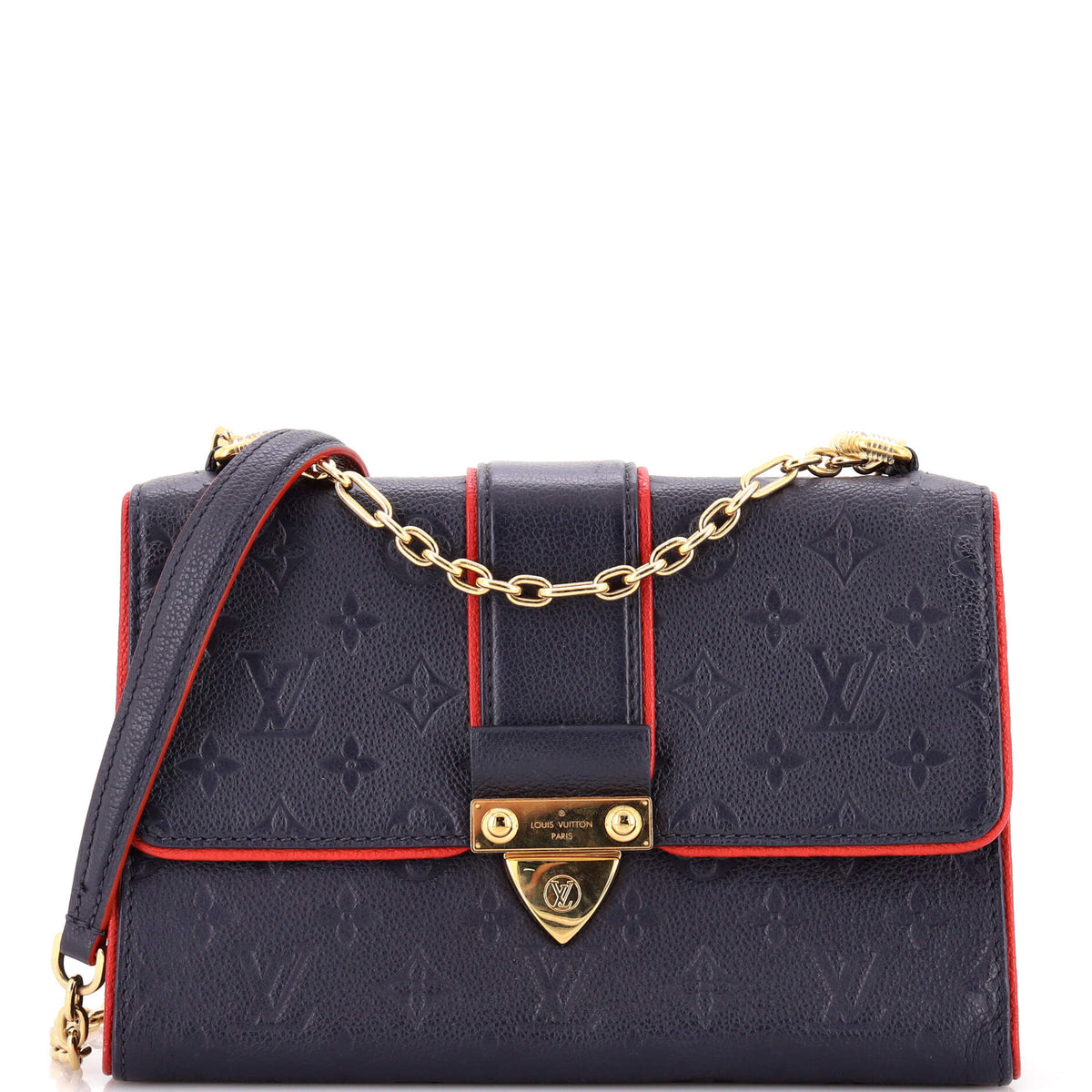 Louis Vuitton Saint Sulpice Handbag Monogram Empreinte Leather PM