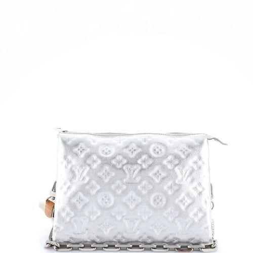 Coussin Bag Monogram Embossed Lambskin PM