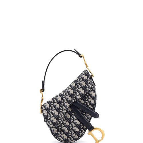Saddle Handbag Oblique Canvas Mini