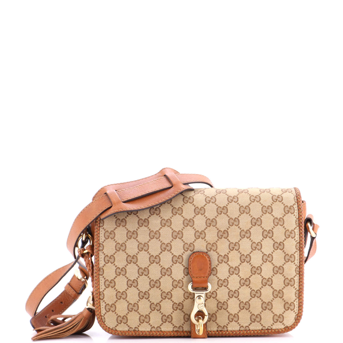 Gucci GUCCI Marrakech Messenger Bag GG Canvas with Leather Medium