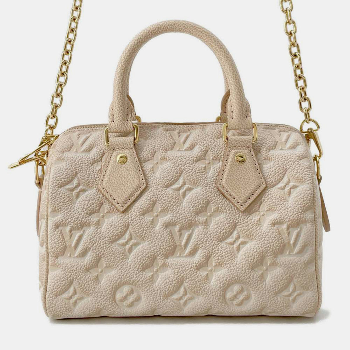 Louis Vuitton Beige/Gradation Monogram Empreinte Leather Speedy-Bandouliere 20 Bag