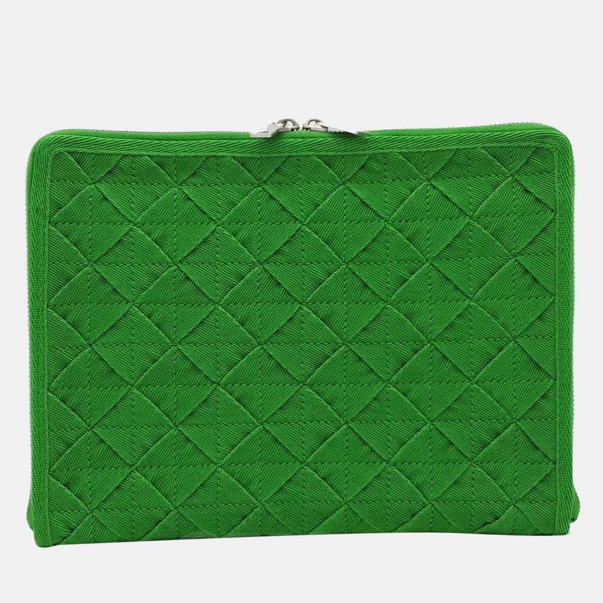 Bottega Veneta Green Intrecciato Clutch