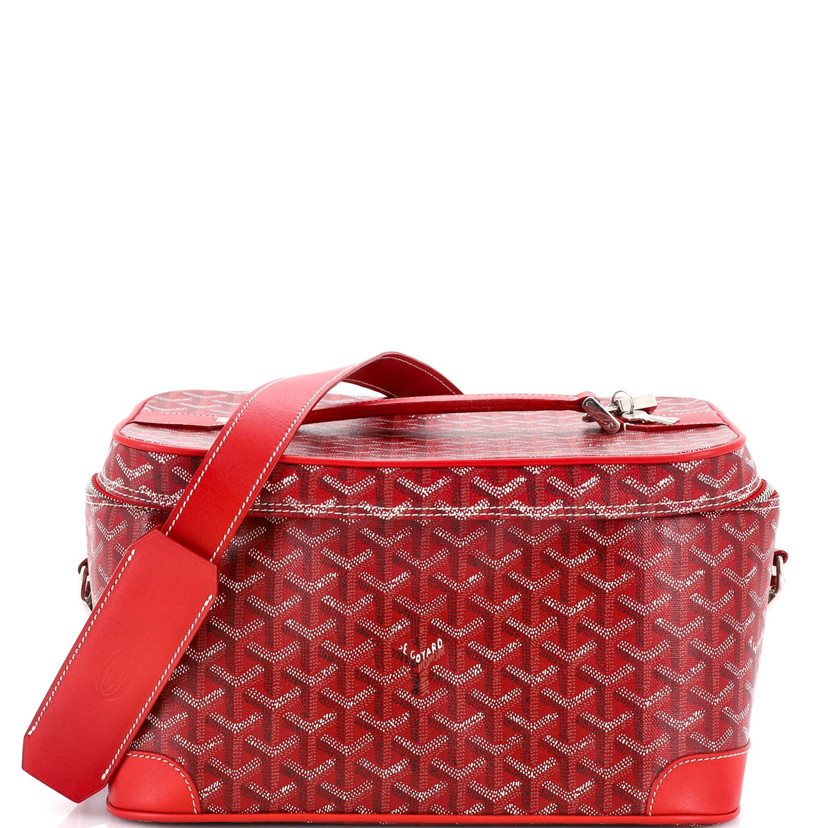 Goyard GOYARD Convertible Cosmetic Train Case Coated Canvas