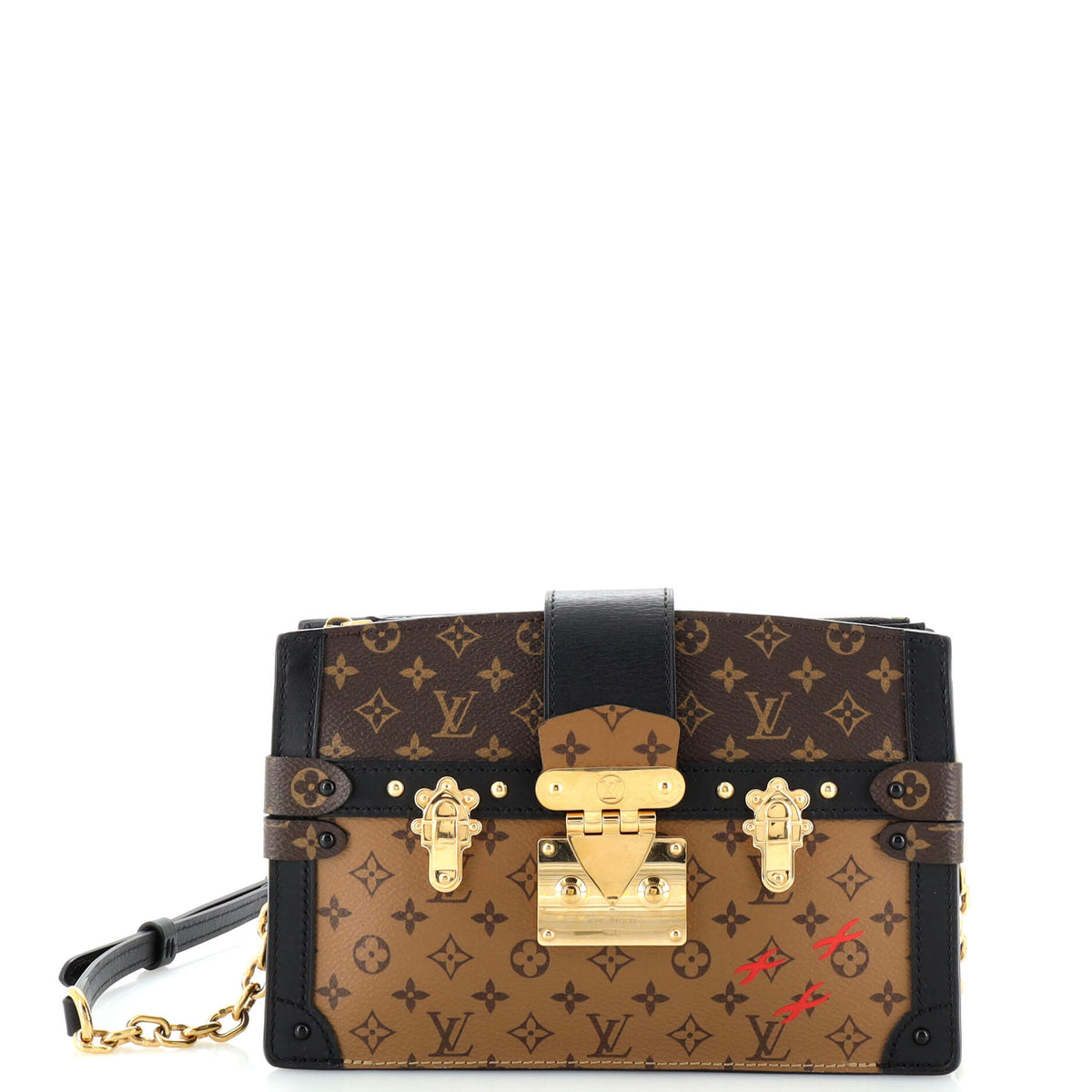 Louis Vuitton Trunk Clutch Reverse Monogram Canvas