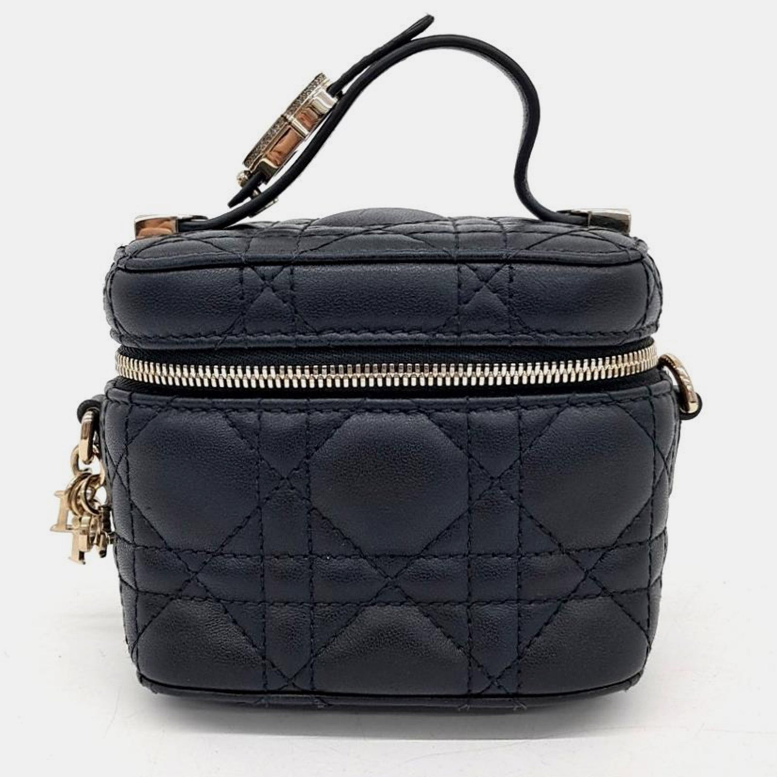 Dior Christian Cannage Micro Vanity Bag