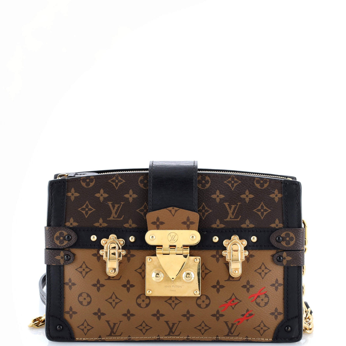 Louis Vuitton Trunk Clutch Reverse Monogram Canvas
