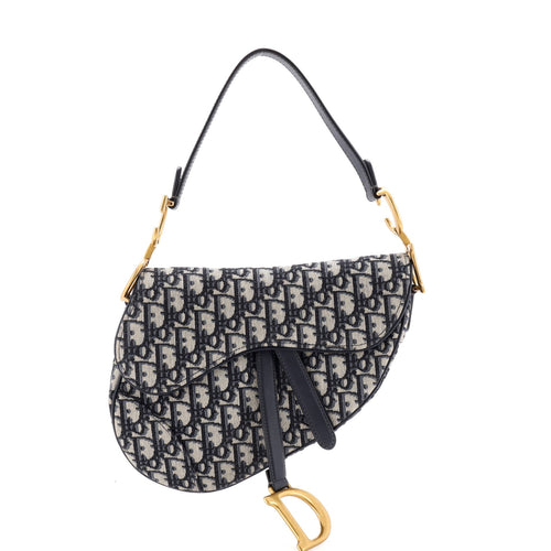 Saddle Handbag Oblique Canvas Medium
