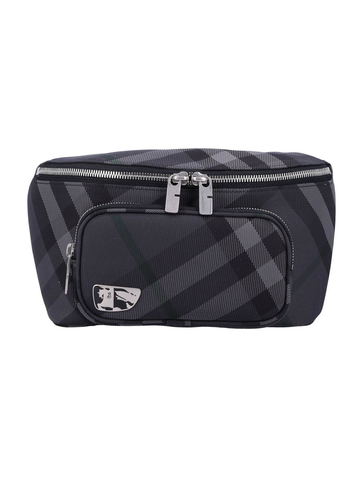 Burberry Men's Grid Belt Bag in Charcoal | 24A8097411 Color A1208