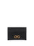 Women's Gancini Plaque Cardholder in Black | Size UNICA | 2200070742164