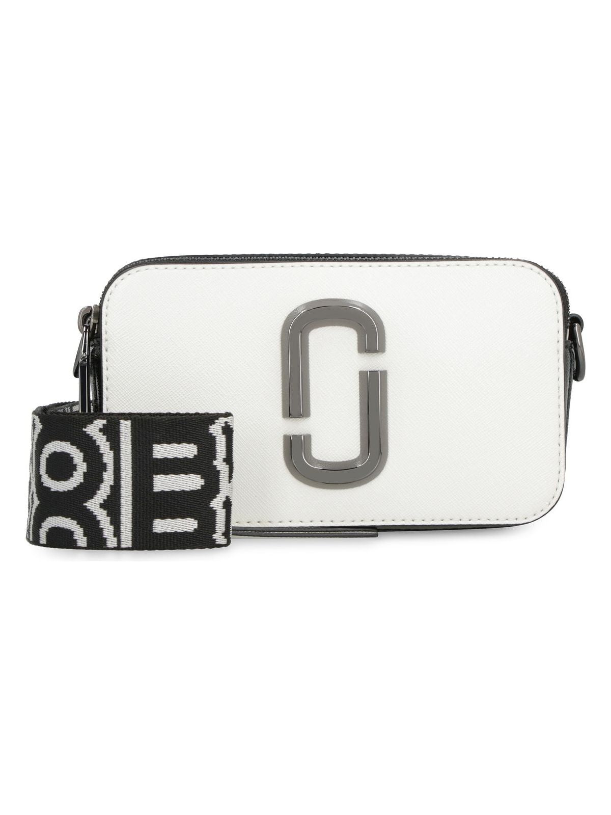 Marc Jacobs Women's The Bi Color Snapshot in Blackwht | 2P3HCR005H01