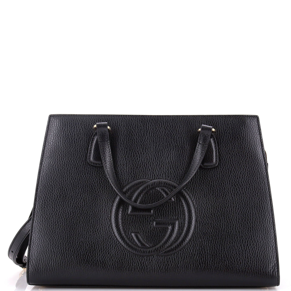 Gucci GUCCI Soho Convertible Top Handle Satchel Leather Medium