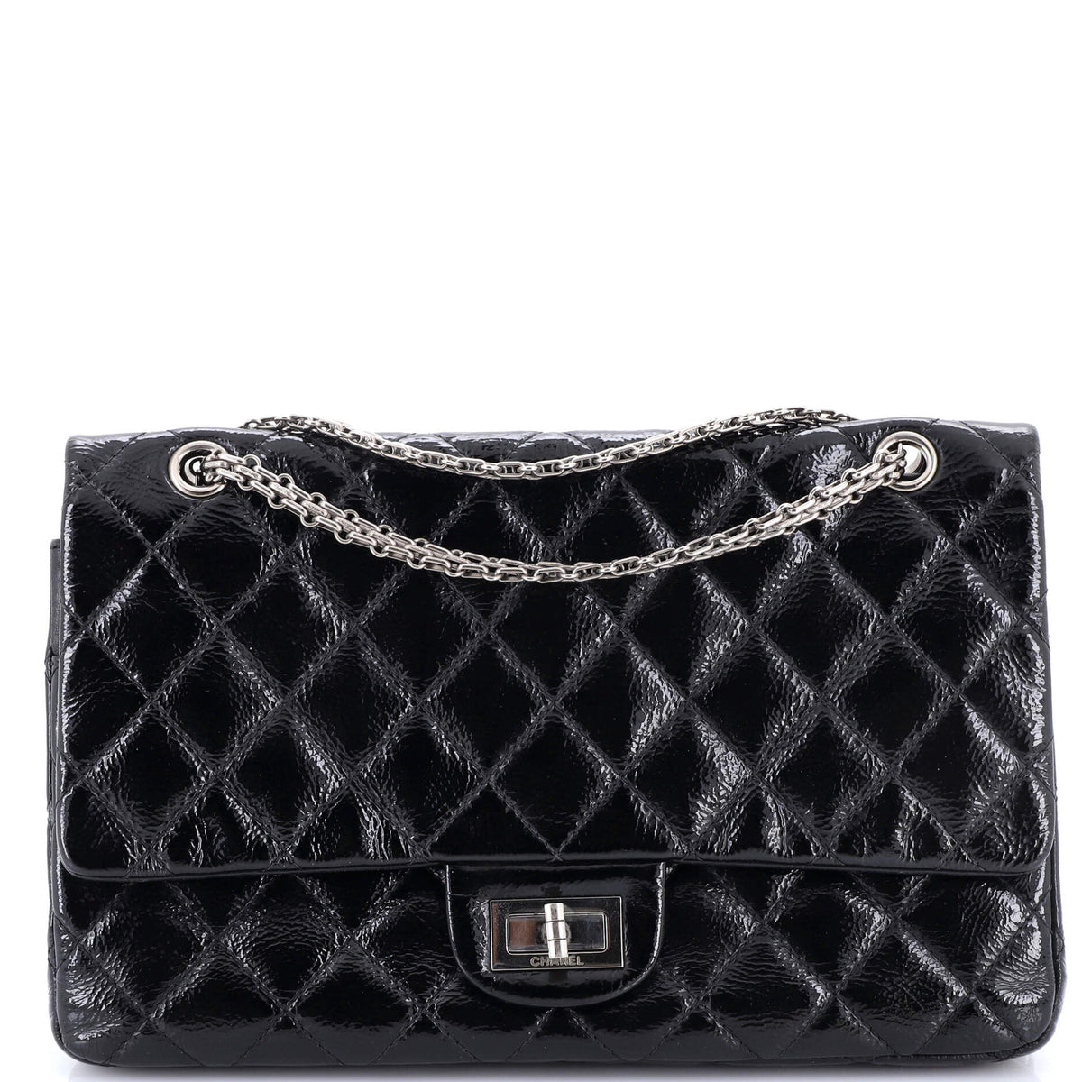 Chanel CHANEL Reissue 2.55 Flap Bag Quilted Patent Caviar 226