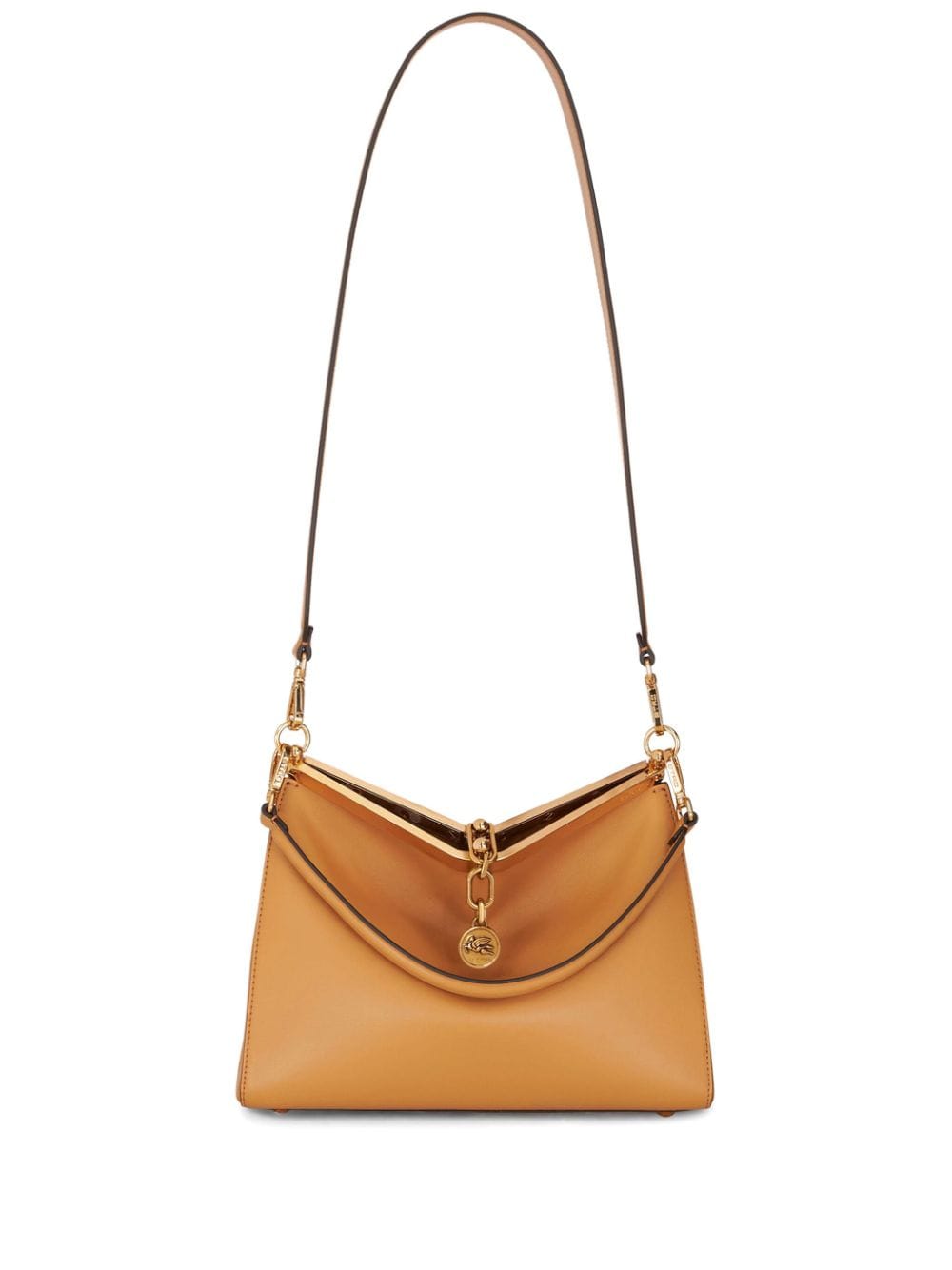 Etro Women's Camel Brown Leather Shoulder Bag in Camelbrown | Size UNI | WP1B0002 Color AU022Y0412