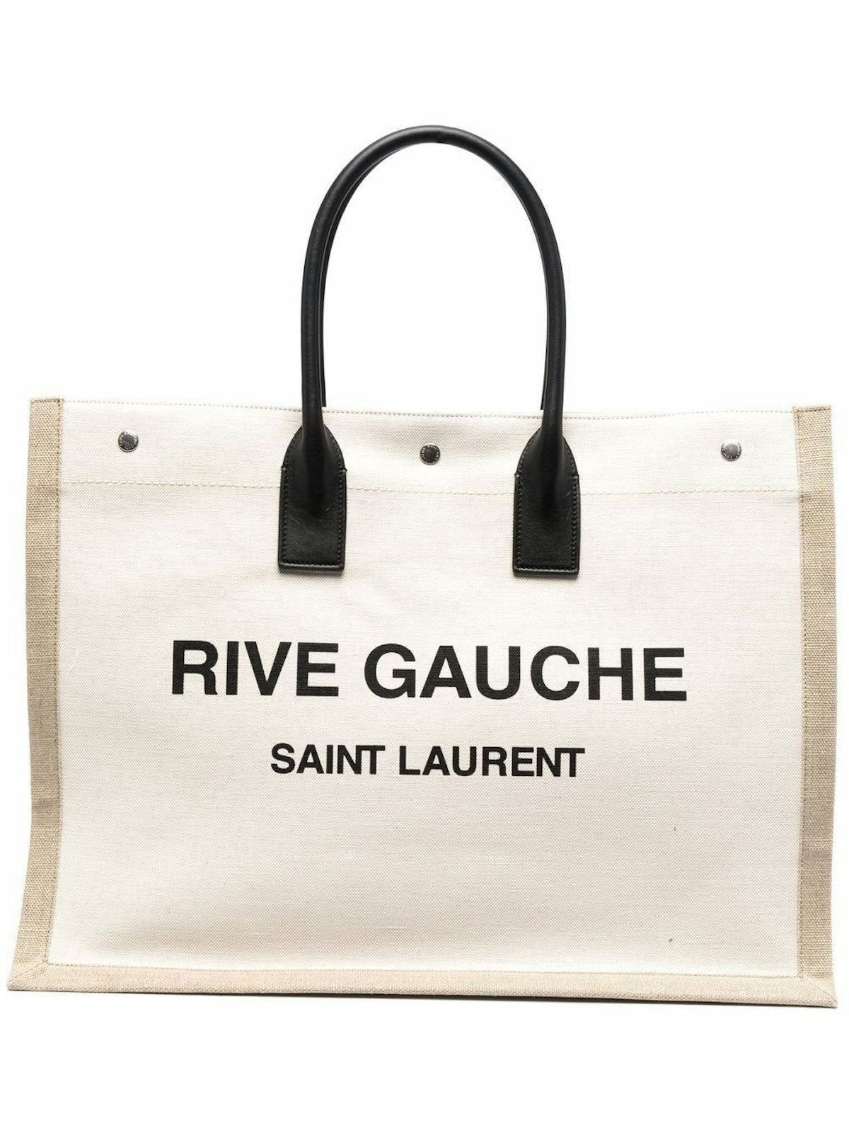 Saint Laurent Women's Rive Gauche Large Tote Bag in Beige | 509415FAAVU Color 9054