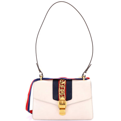 GUCCI Sylvie Shoulder Bag Leather Small