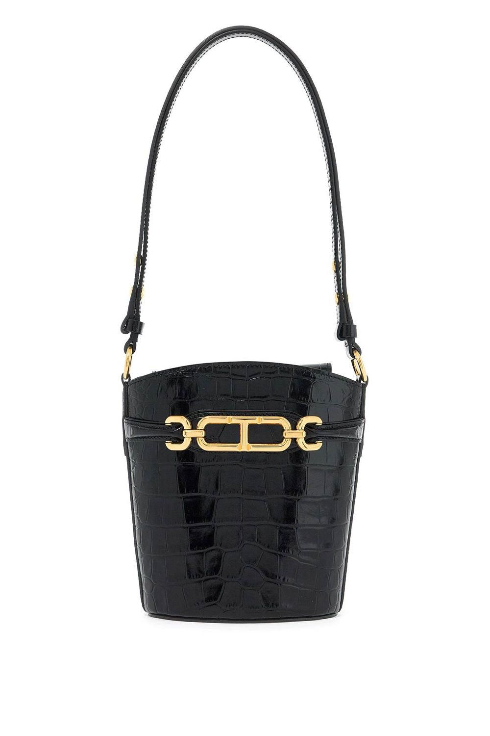 Women's Whitney Mini Bucket Bag In in Nero | L1817LCL395X