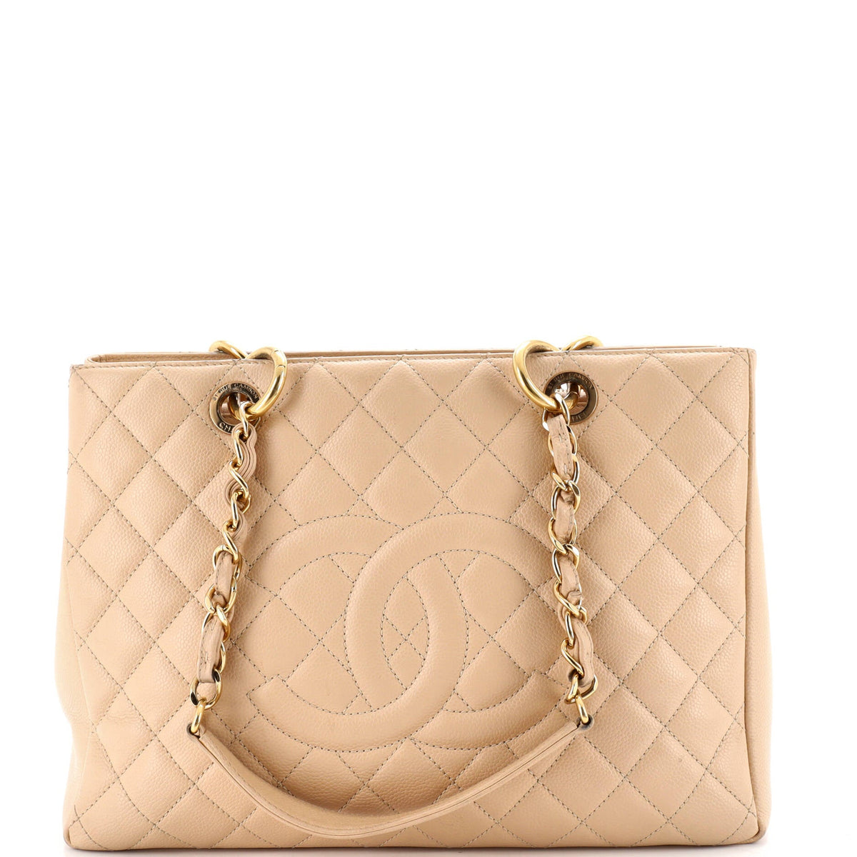 Chanel CHANEL Grand Shopping Tote Quilted Caviar