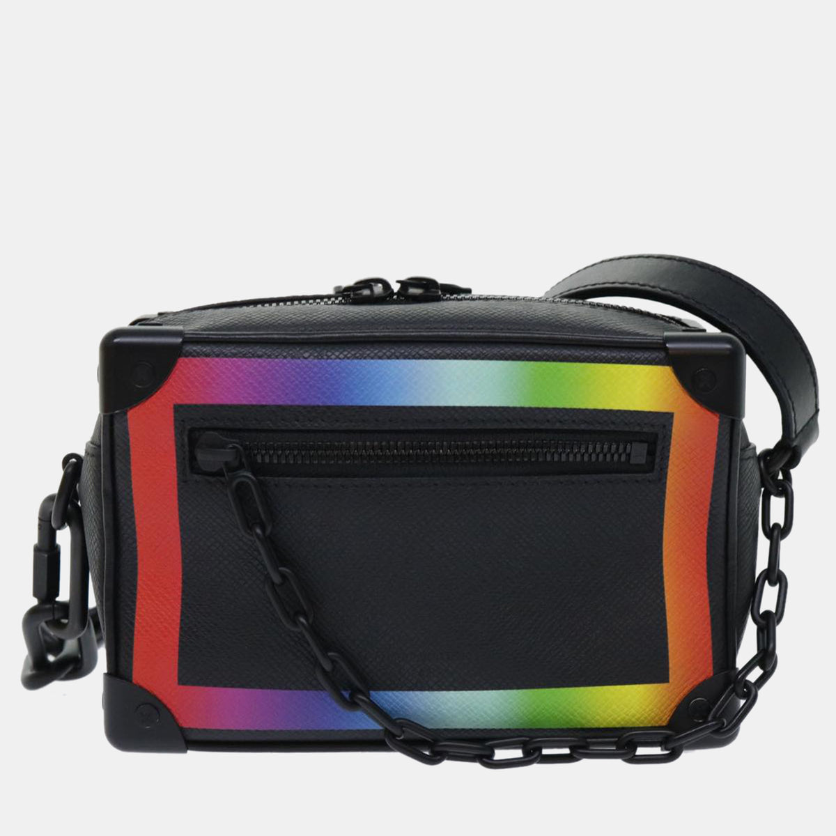 Louis Vuitton Black Synthetic Malle shoulder bag