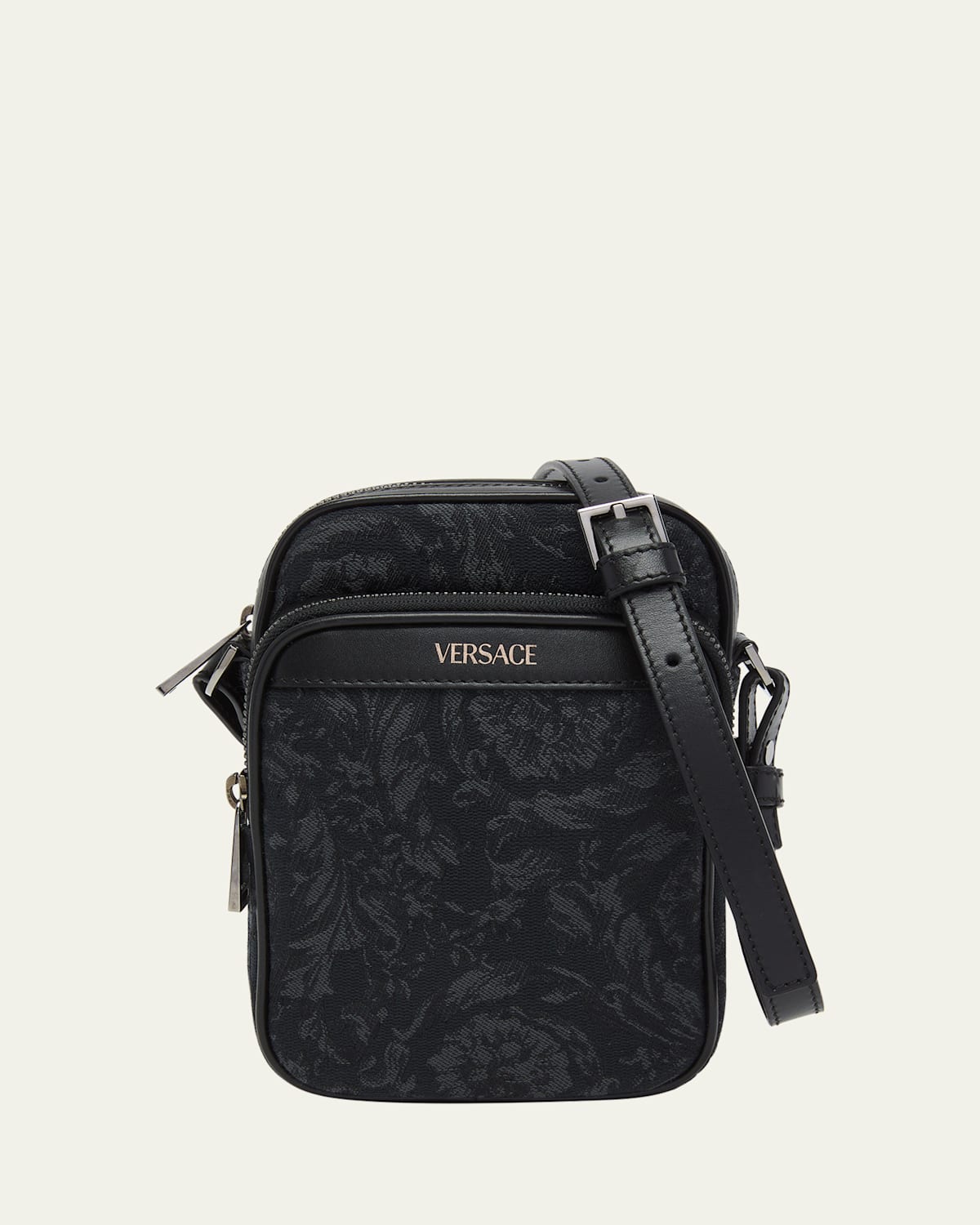 Versace Men's Barocca Athena Crossbody Bag