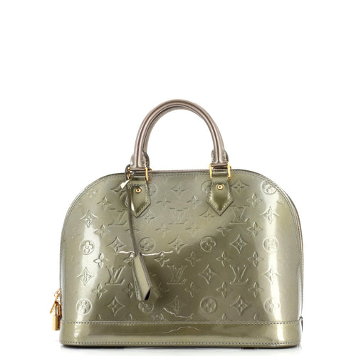 Alma Handbag Monogram Vernis PM