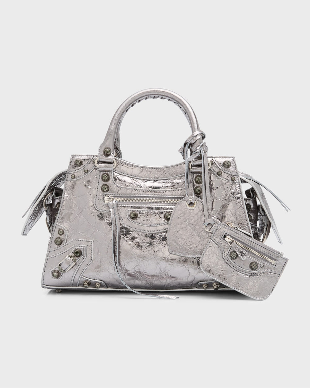 Neo Cagole City Small Metallic Top-Handle Bag