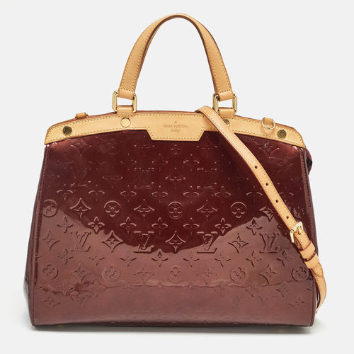 Rouge Fauviste Monogram Vernis Brea GM Bag