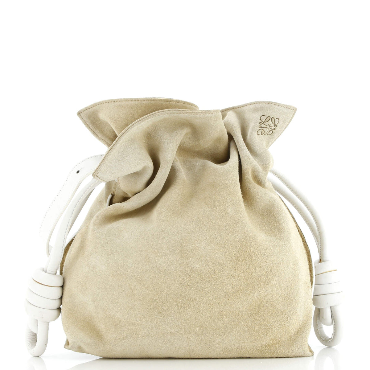 Loewe LOEWE Flamenco Knot Bag Suede Small