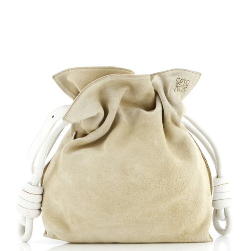 LOEWE Flamenco Knot Bag Suede Small