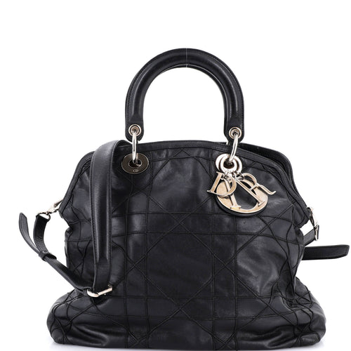Granville Satchel Cannage Quilt Leather Medium