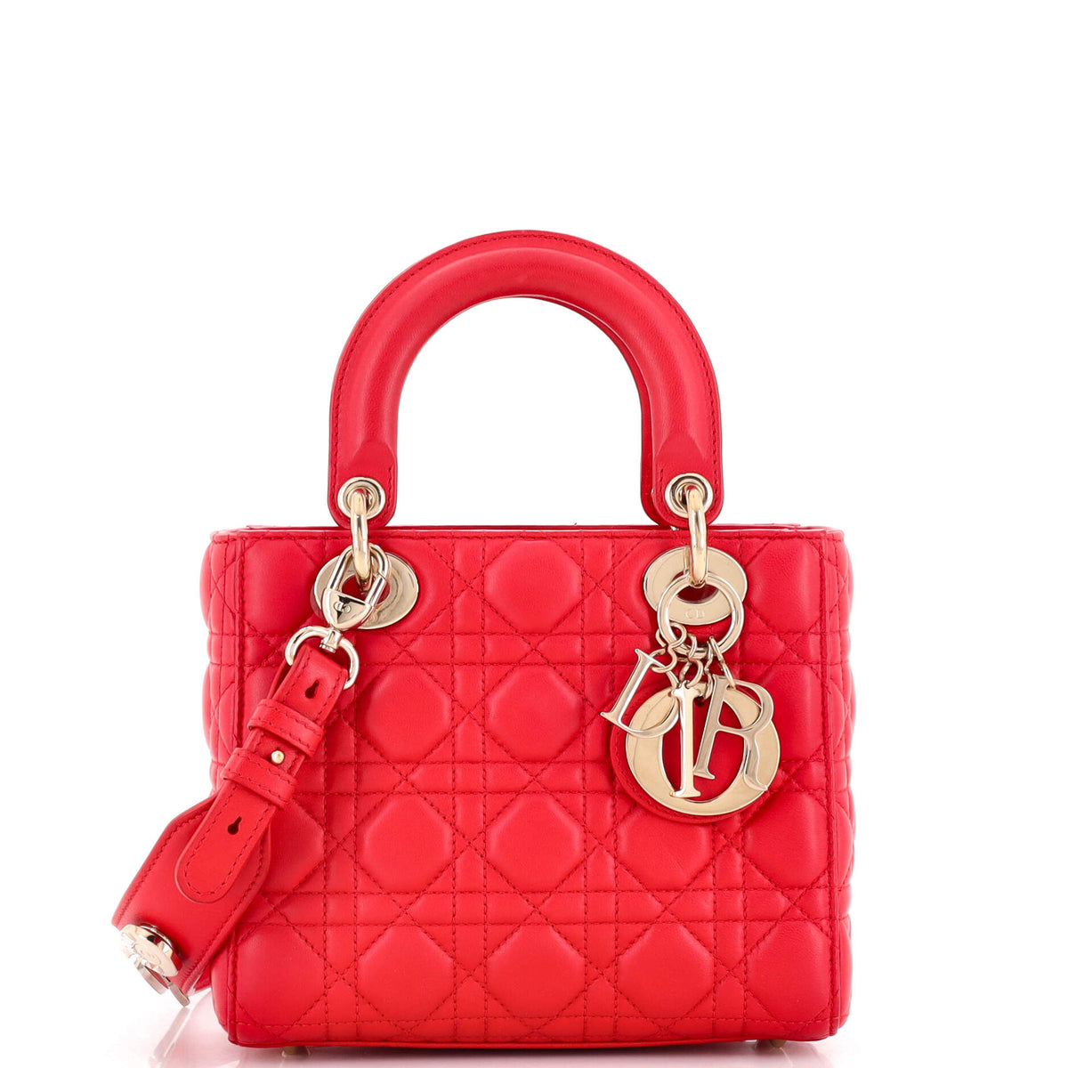 Christian Dior My Lady Dior Bag Cannage Quilt Lambskin