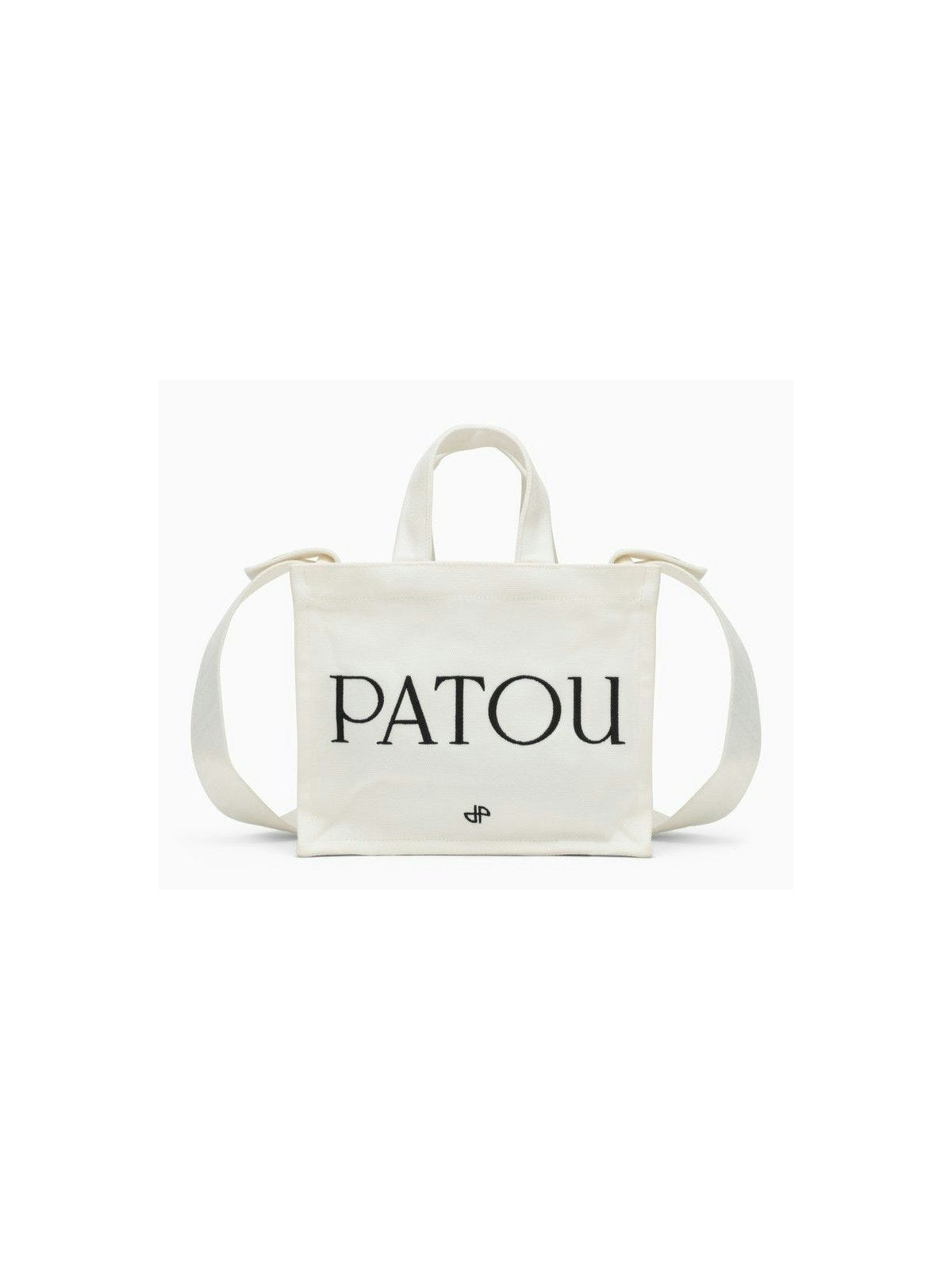 Patou Women's Small Tote Bag in White | AC0440076CO