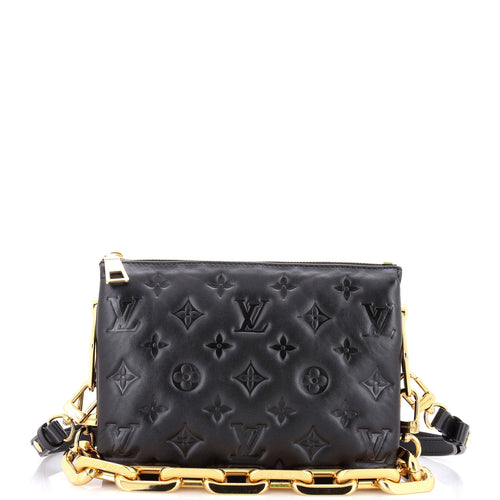 Coussin Bag Monogram Embossed Lambskin BB