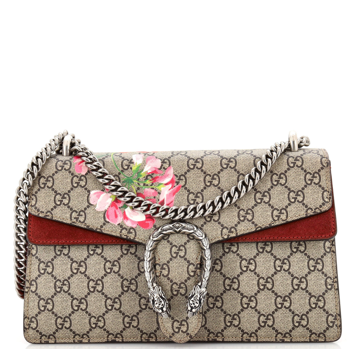 Gucci GUCCI Dionysus Bag Blooms Print GG Coated Canvas Small