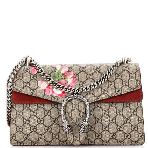 GUCCI Dionysus Bag Blooms Print GG Coated Canvas Small