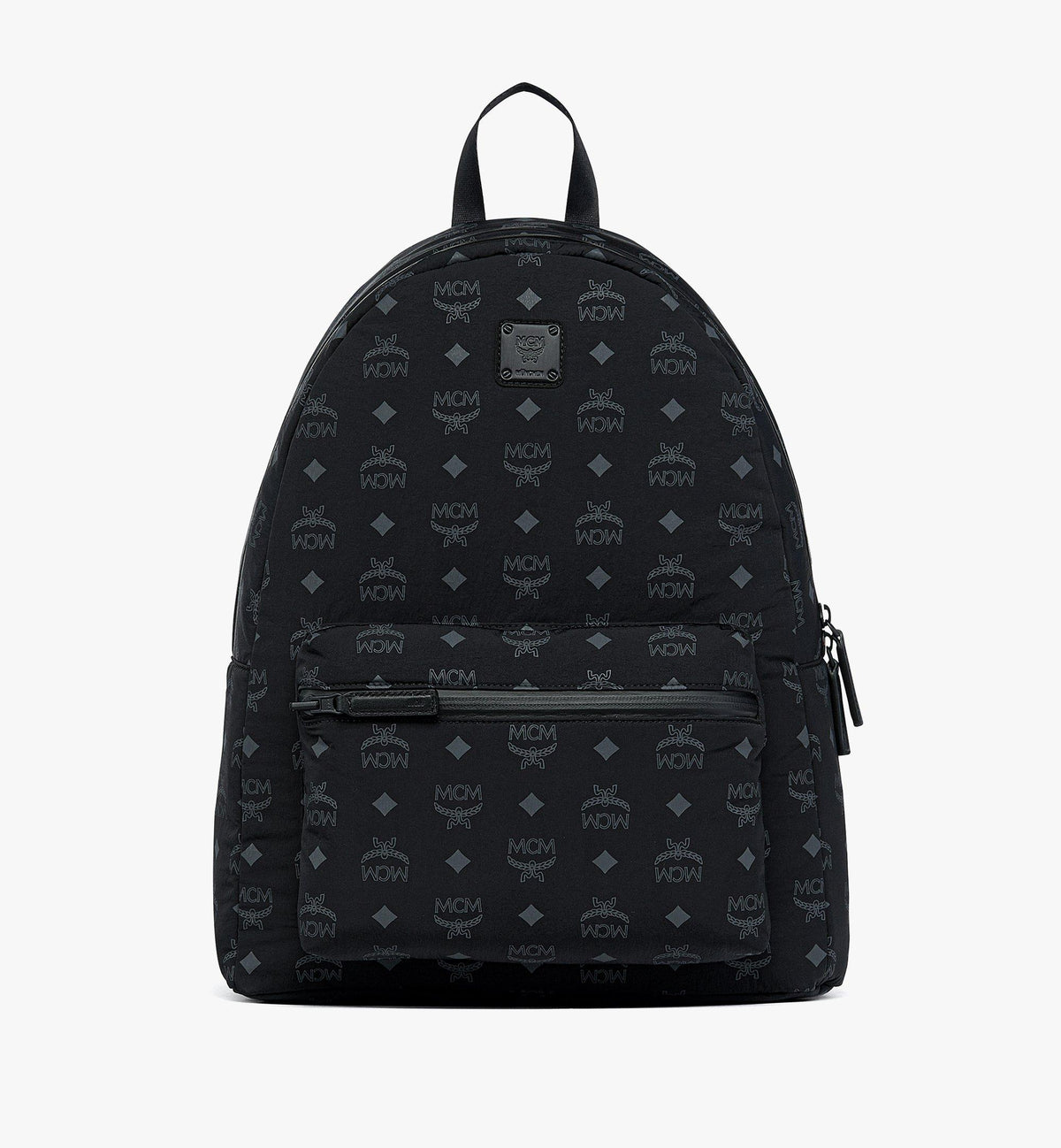 MCM Stark Packable Backpack In Monogram Nylon
