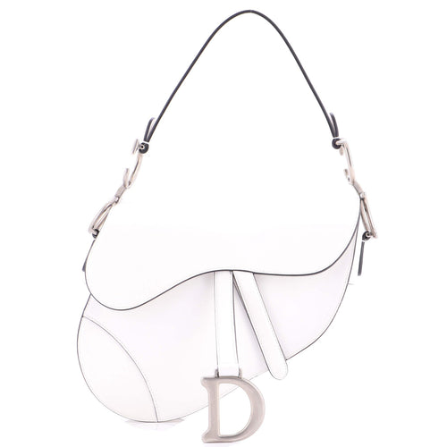 Saddle Handbag Leather Medium