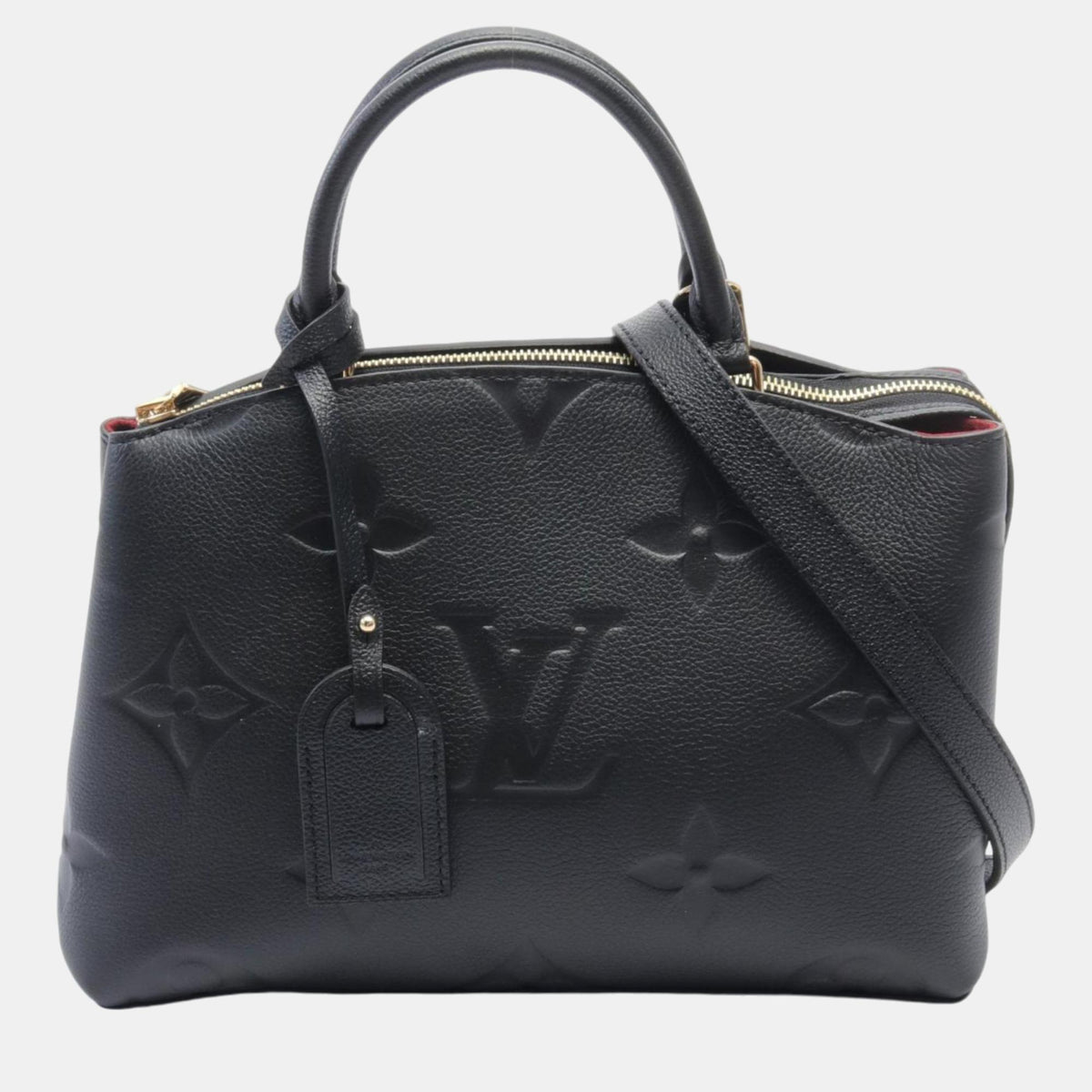 Louis Vuitton Black Monogram Empreinte Leather Petit Palais PM Handbag
