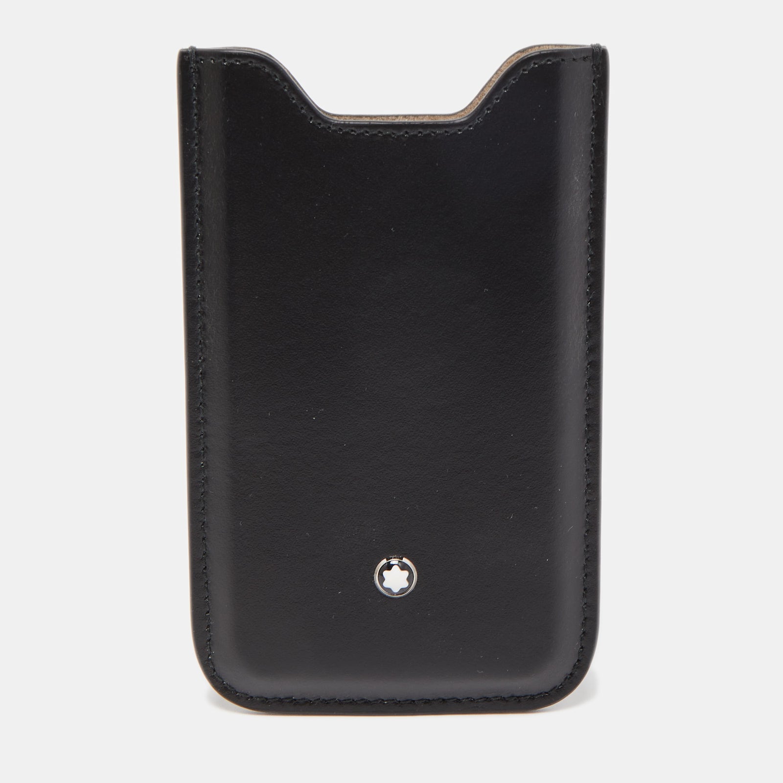 Montblanc Black Leather Meisterstuck Phone Case