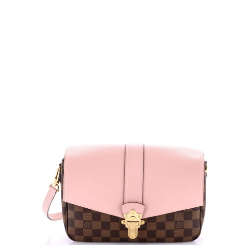 Clapton Handbag Damier and Leather PM