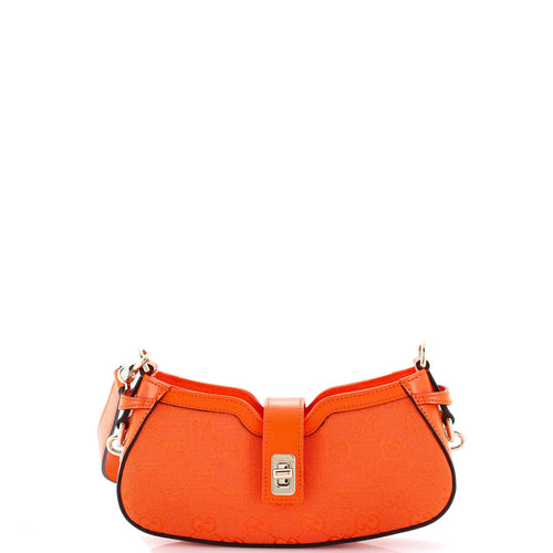 GUCCI Moon Side Shoulder Bag GG Canvas Mini