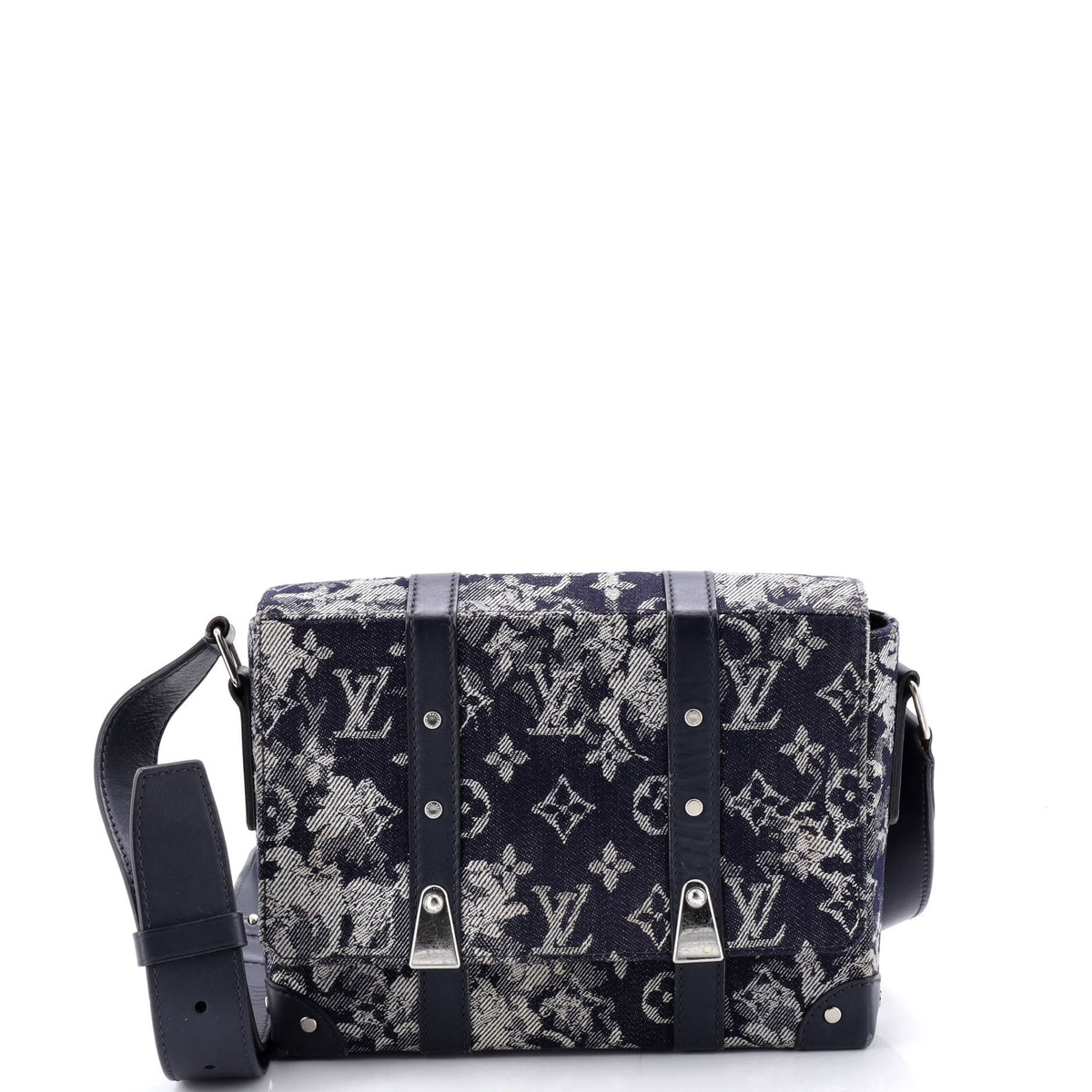 Louis Vuitton Trunk Messenger Bag Monogram Tapestry Canvas