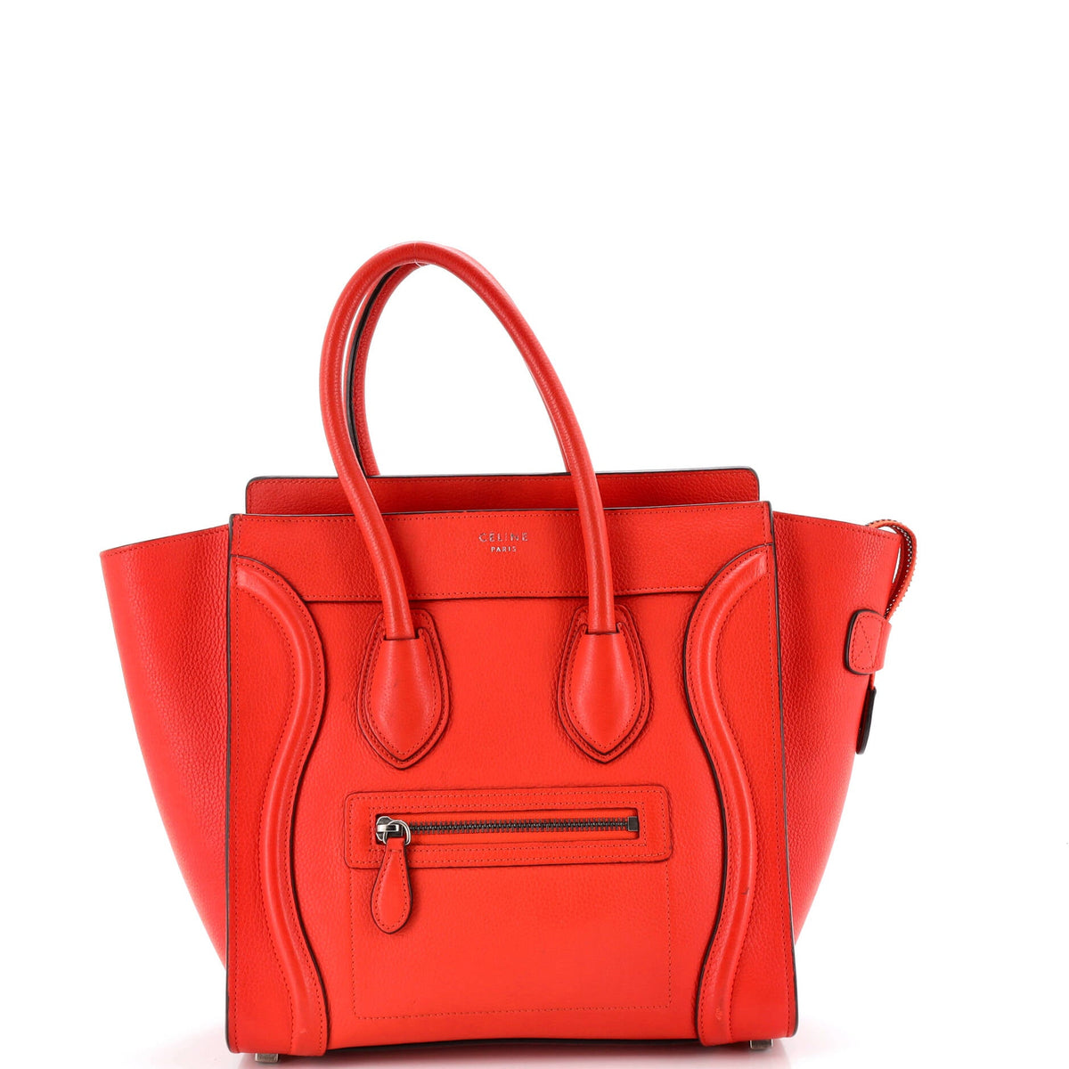 Celine CELINE Luggage Bag Grainy Leather Micro