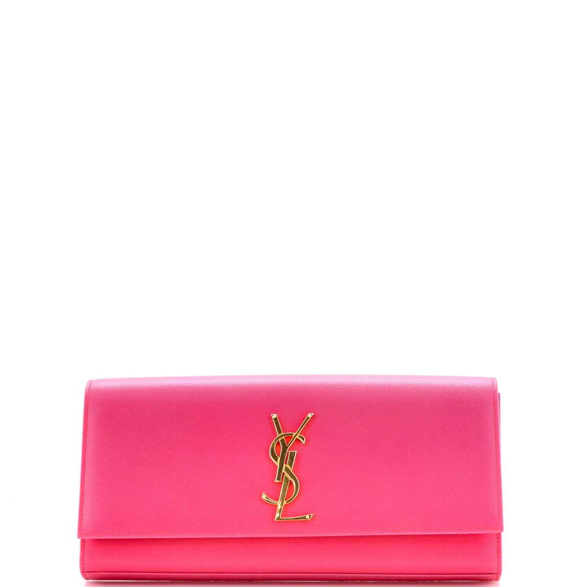 Saint Laurent Classic Monogram Clutch Leather Long