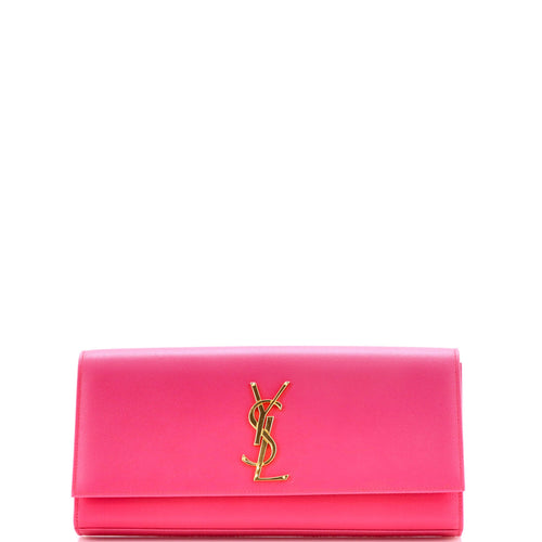 Classic Monogram Clutch Leather Long
