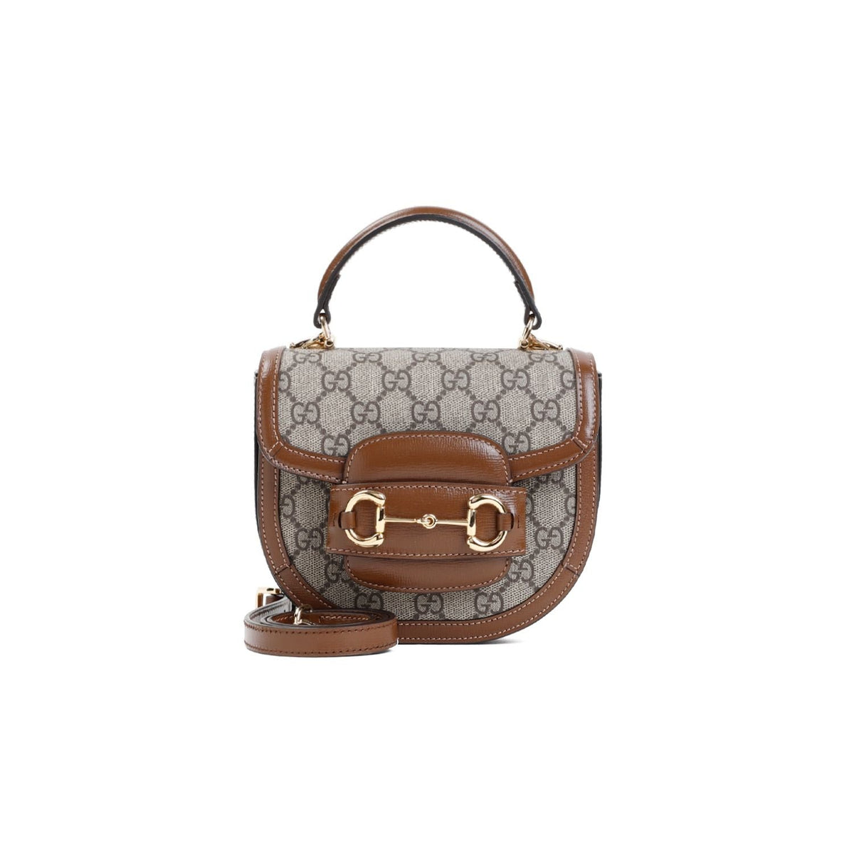 Gucci Women's 1955 Horsebit Mini Handbag in Beige | 78138792TCG