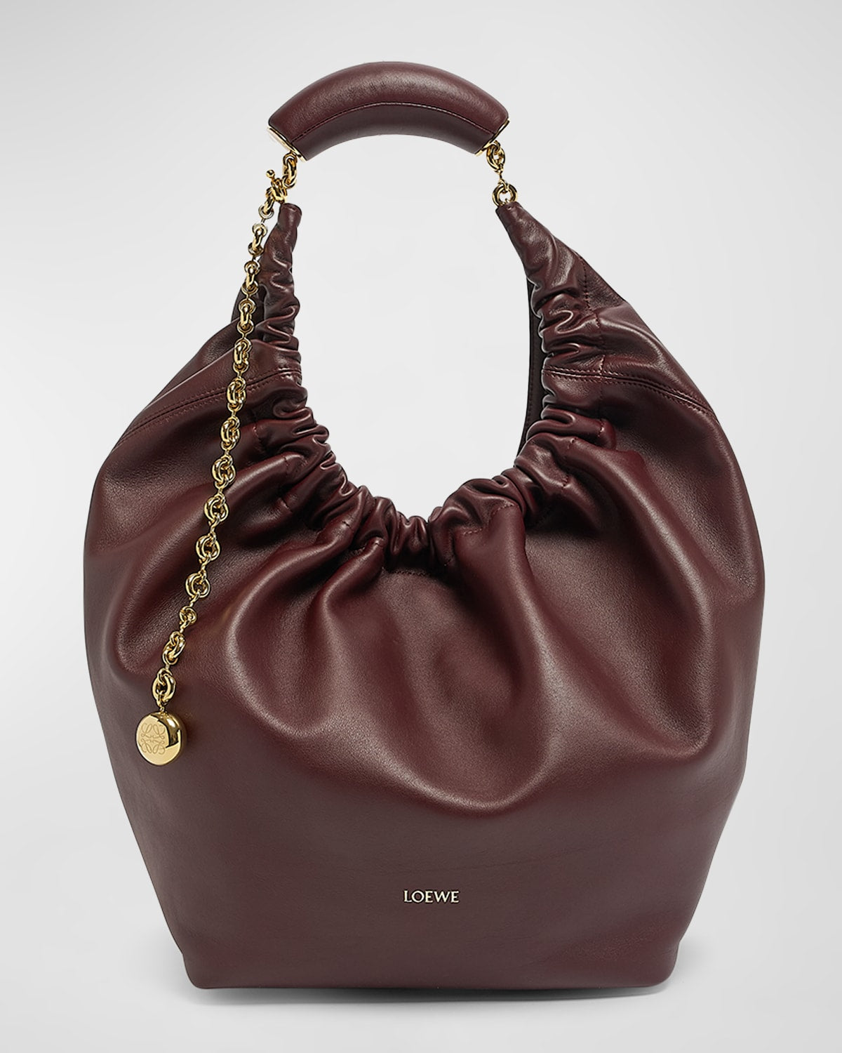 Loewe Squeeze Medium Shoulder Bag in Napa Leather