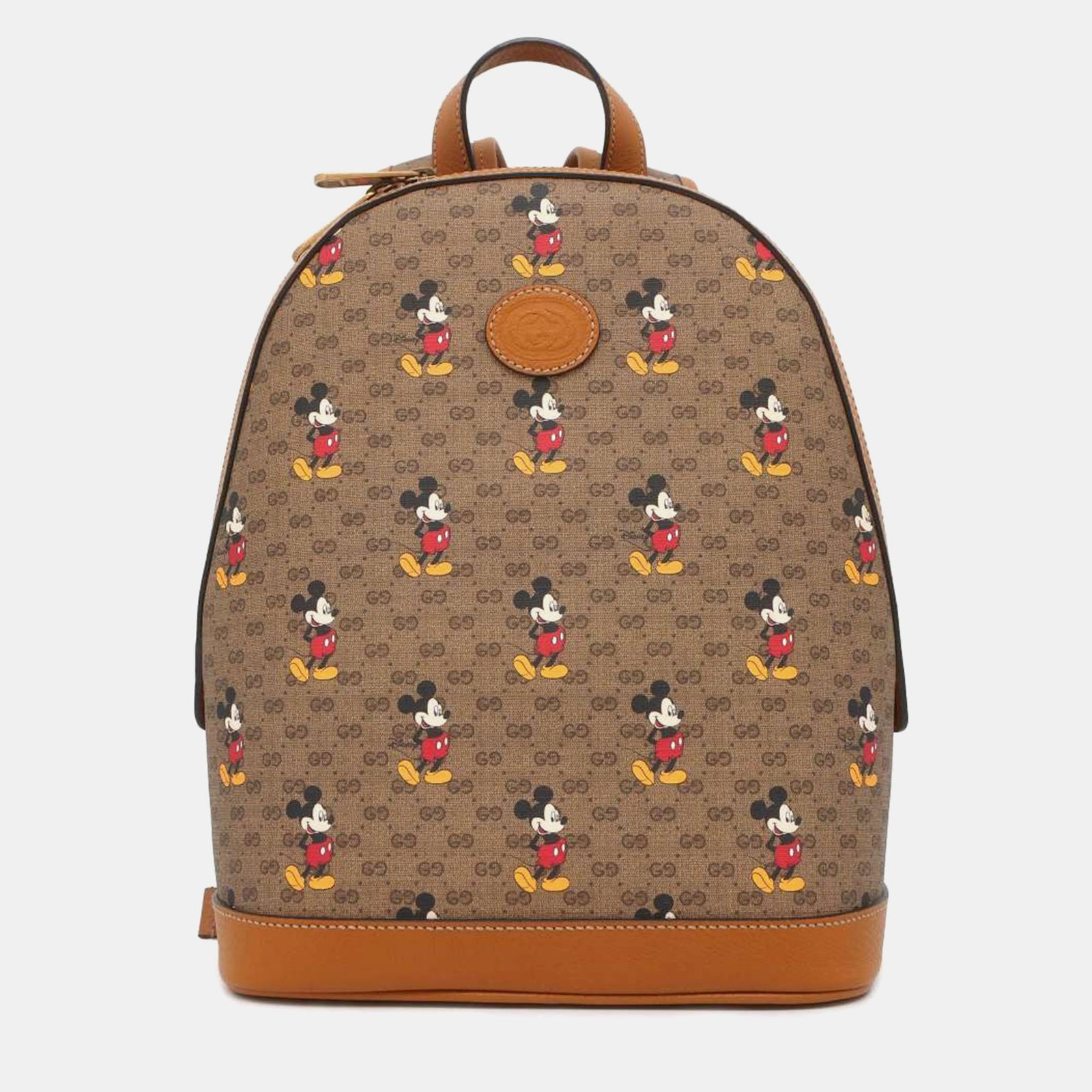 Gucci Beiger Disney-Canvas-Rucksack