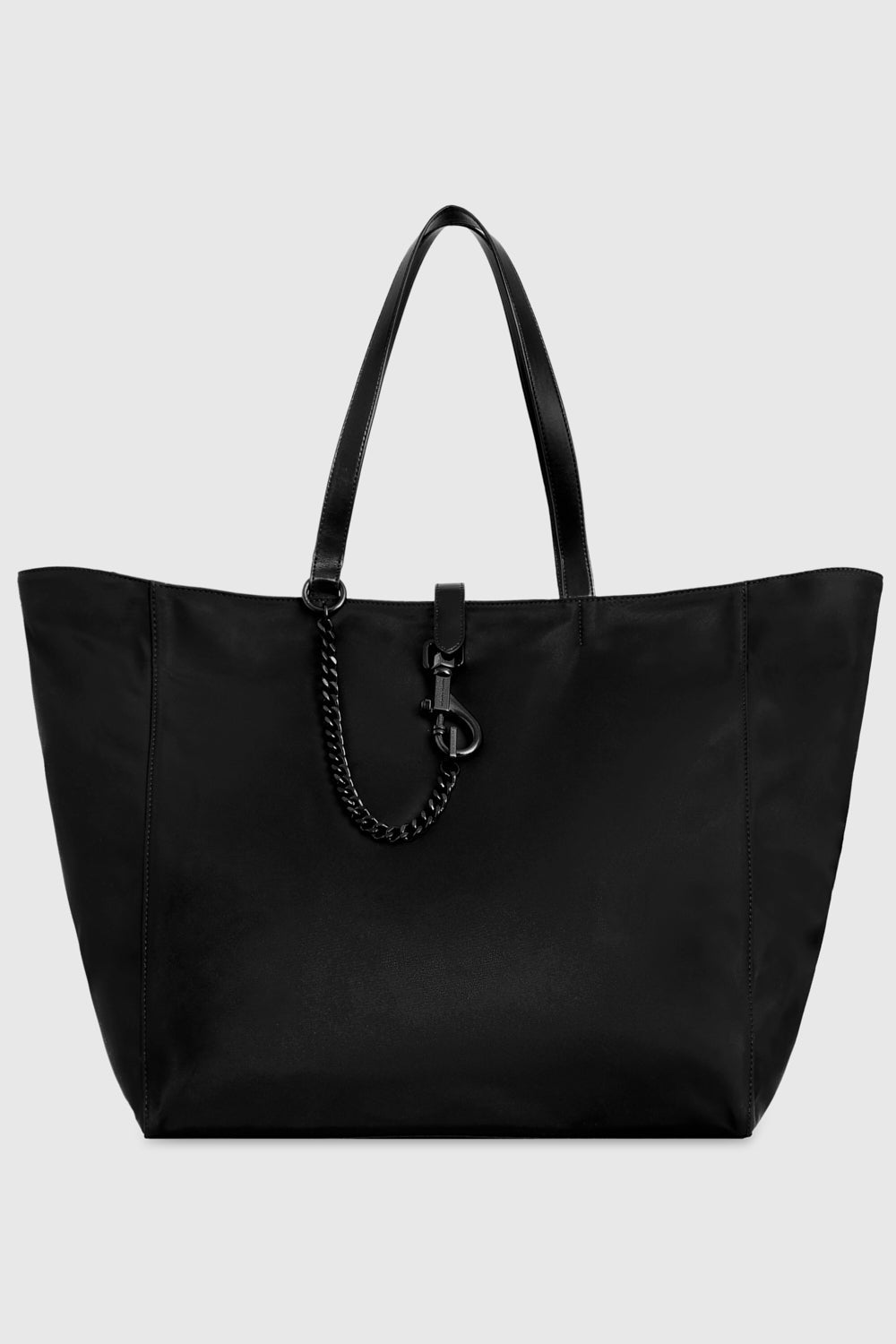 Rebecca Minkoff Megan Weekender Tote Bag In Black/Black Shellac